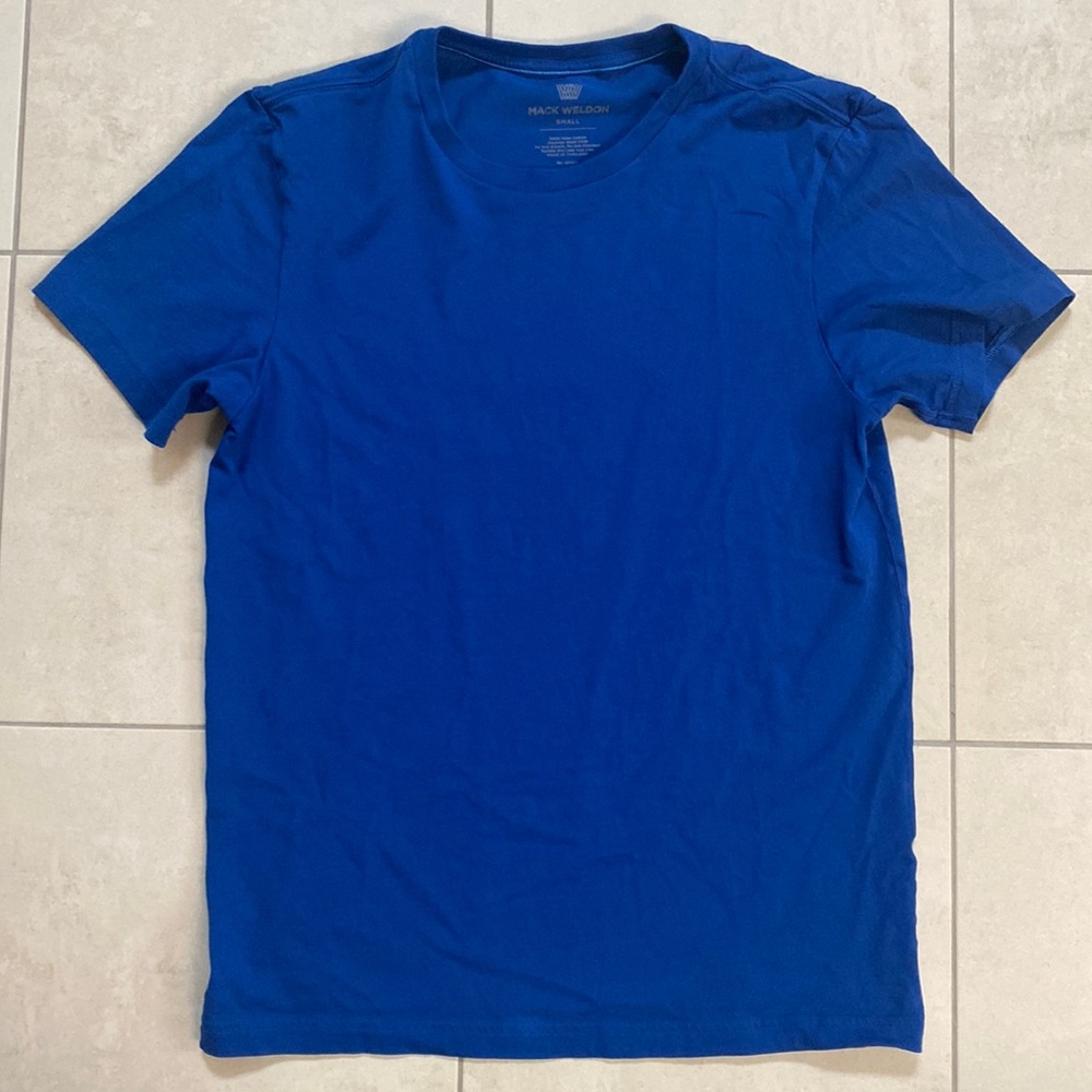 Mack Weldon size small blue shirt